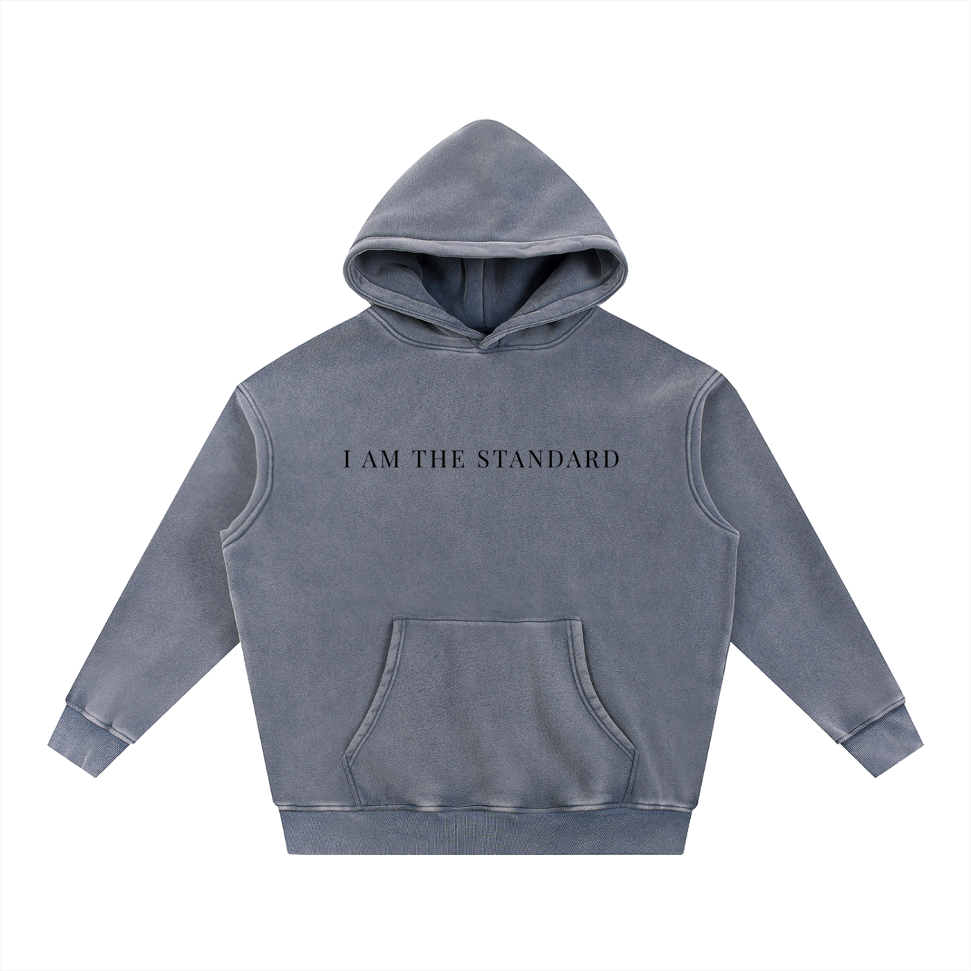 I'm The Standard Snow Wash Fleece Oversize Hoodie