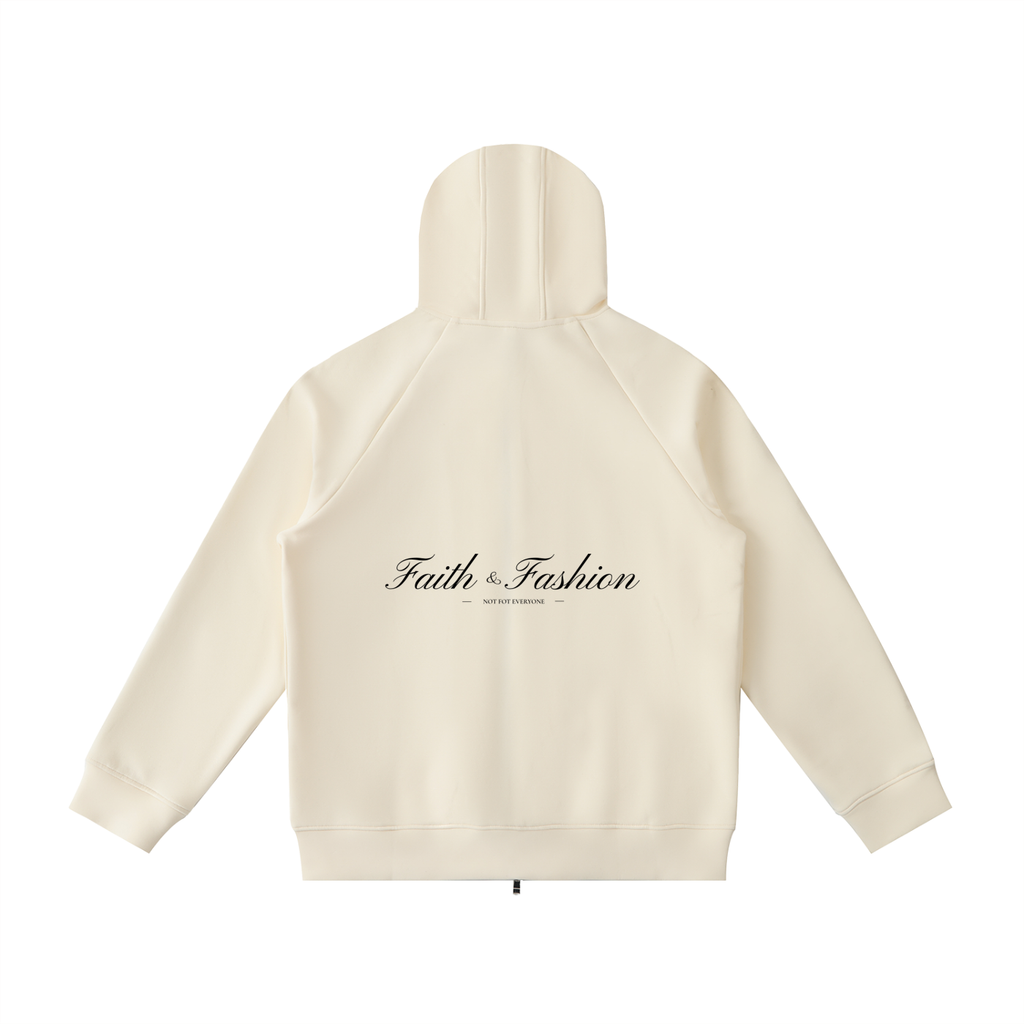 Heavyweight Raglan Sleeve Zip Hoodie