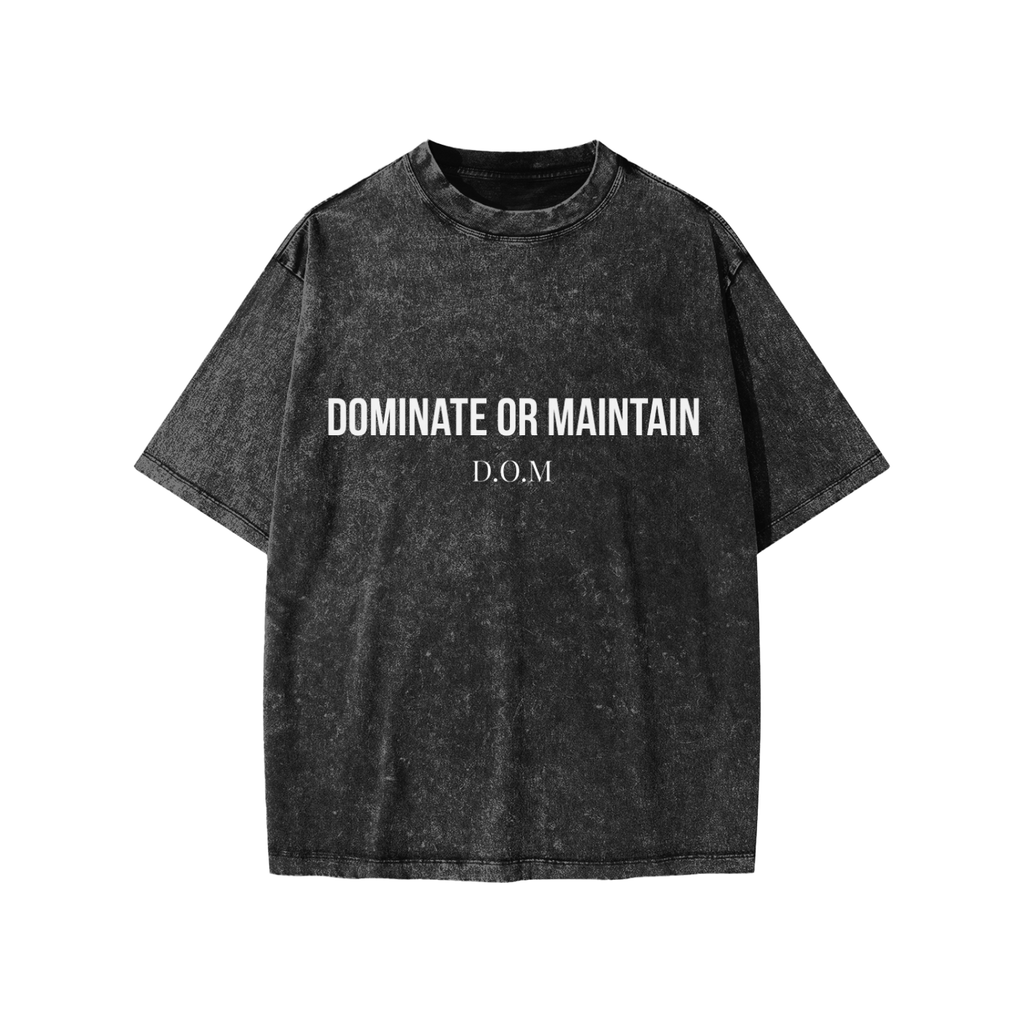 Dominate Or Maintain Snow Washed Kids' T-Shirt