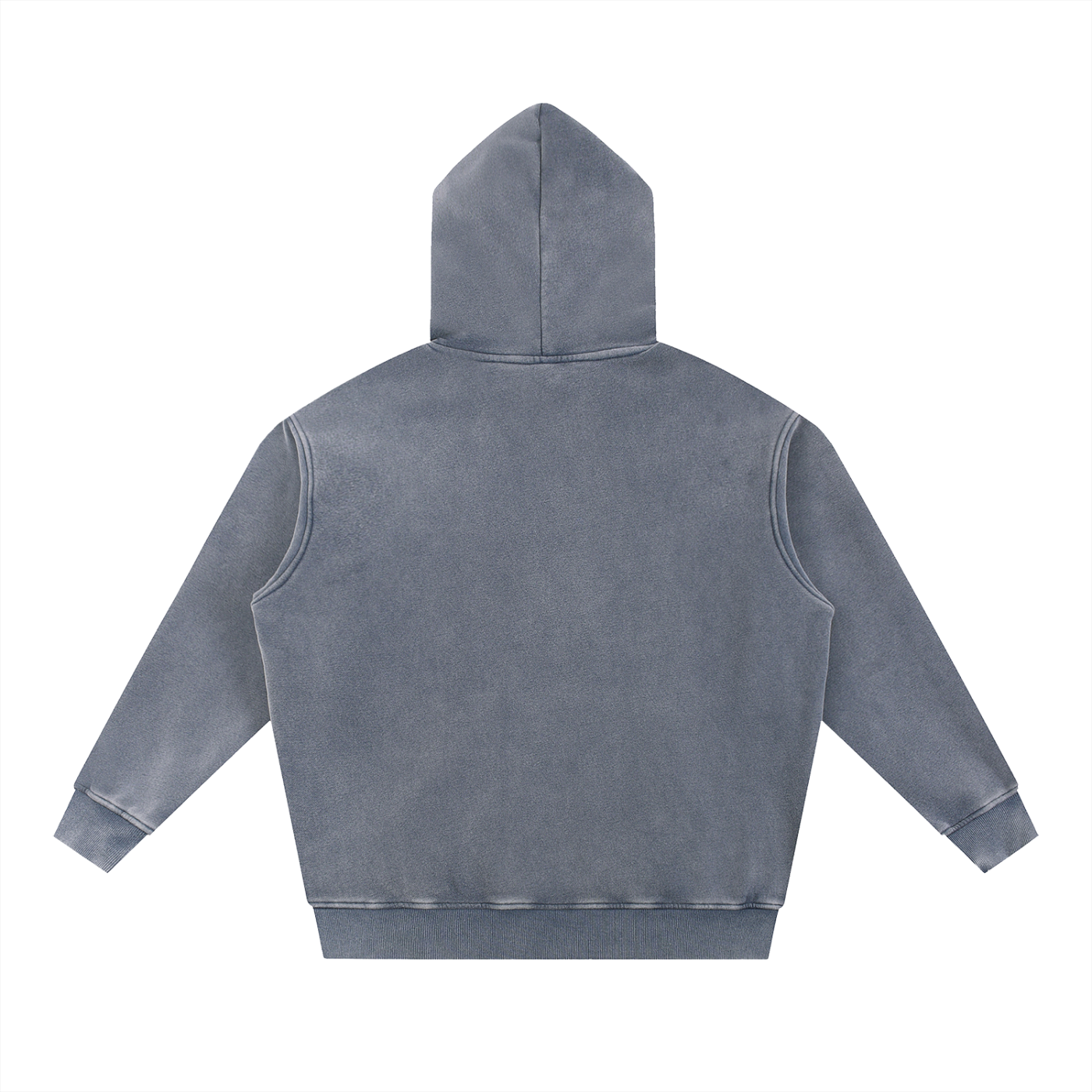 Dominate Or Maintain Snow Wash Fleece Oversize Hoodie