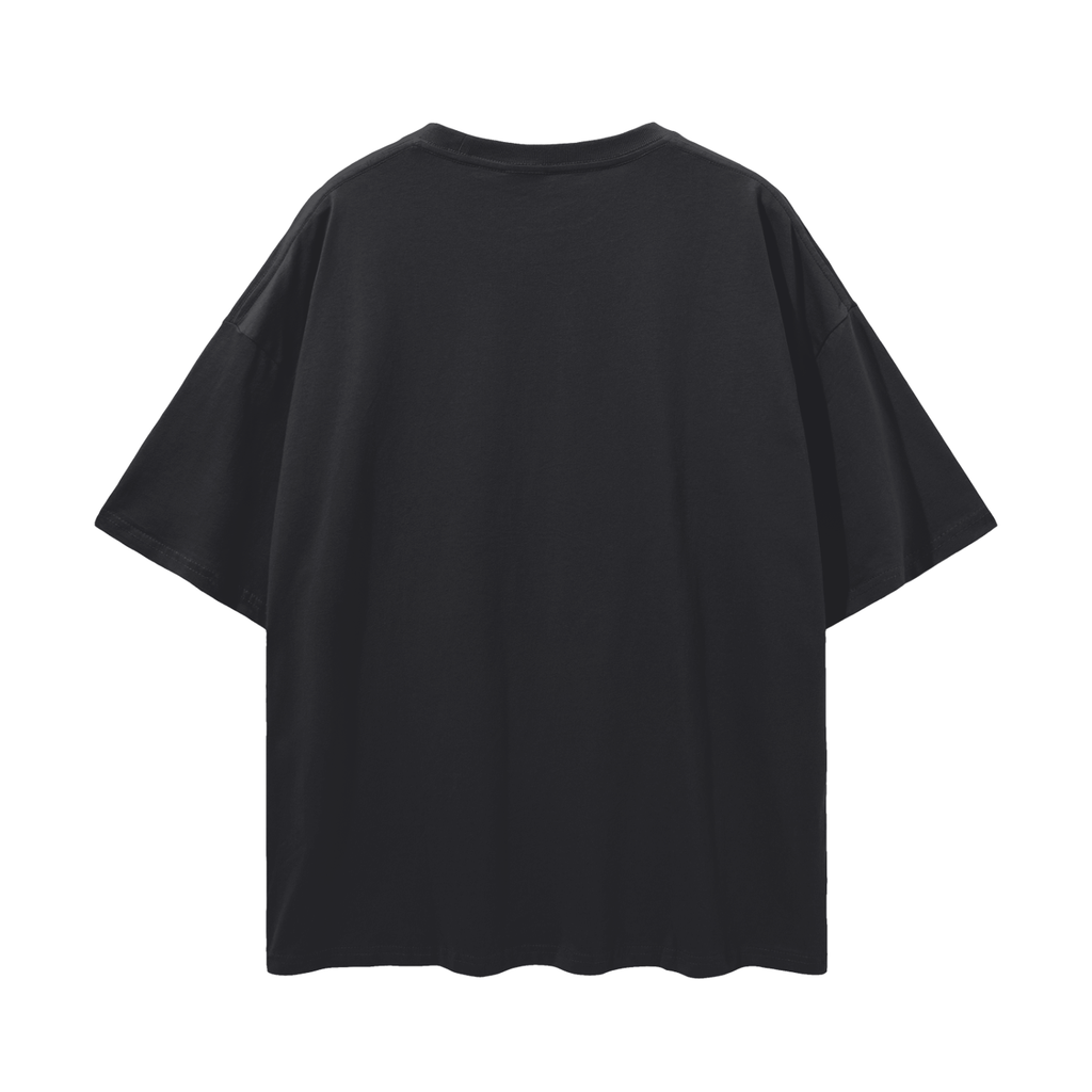 Pressure Creates Power Streetwear Loose Drop Shoulder T-Shirt