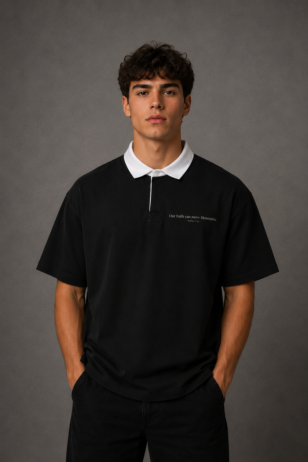 Our Faith Can Move Mountains – Polo Tee