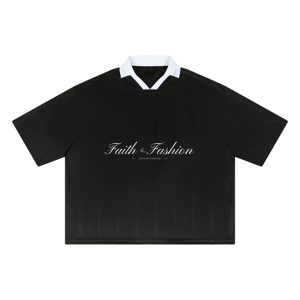 Unisex Striped Boxy Soccer Jersey
