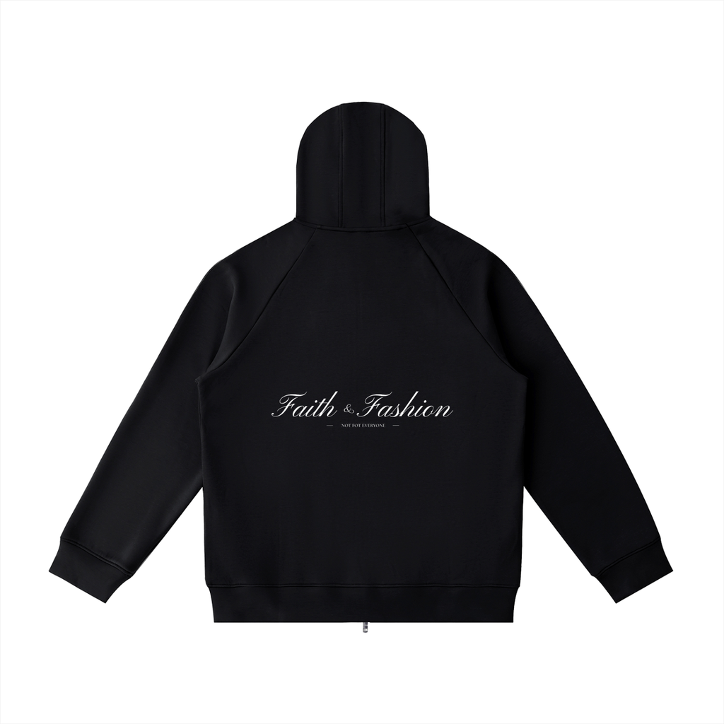 Heavyweight Raglan Sleeve Zip Hoodie