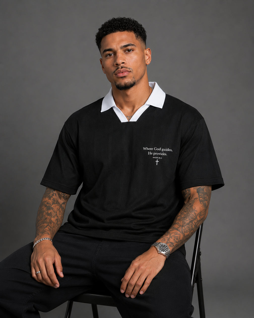 Unisex Polo Tee - Where God Guides