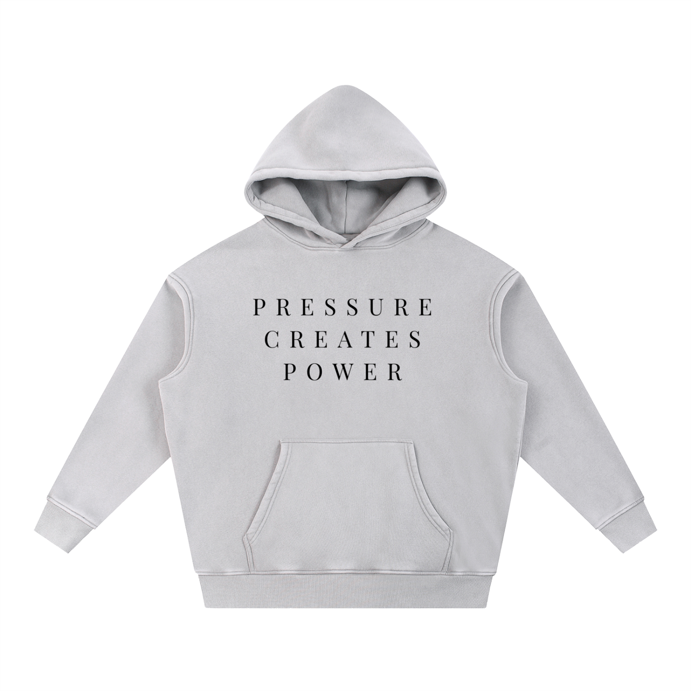 Pressure Creates Power Snow Wash Fleece Oversize Hoodie