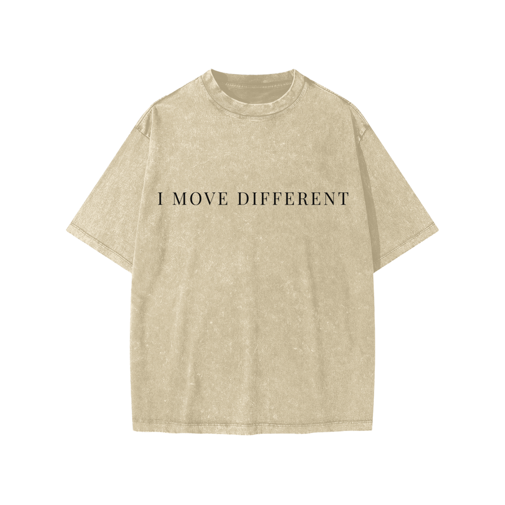 I Move Different Snow Washed Kids' T-Shirt