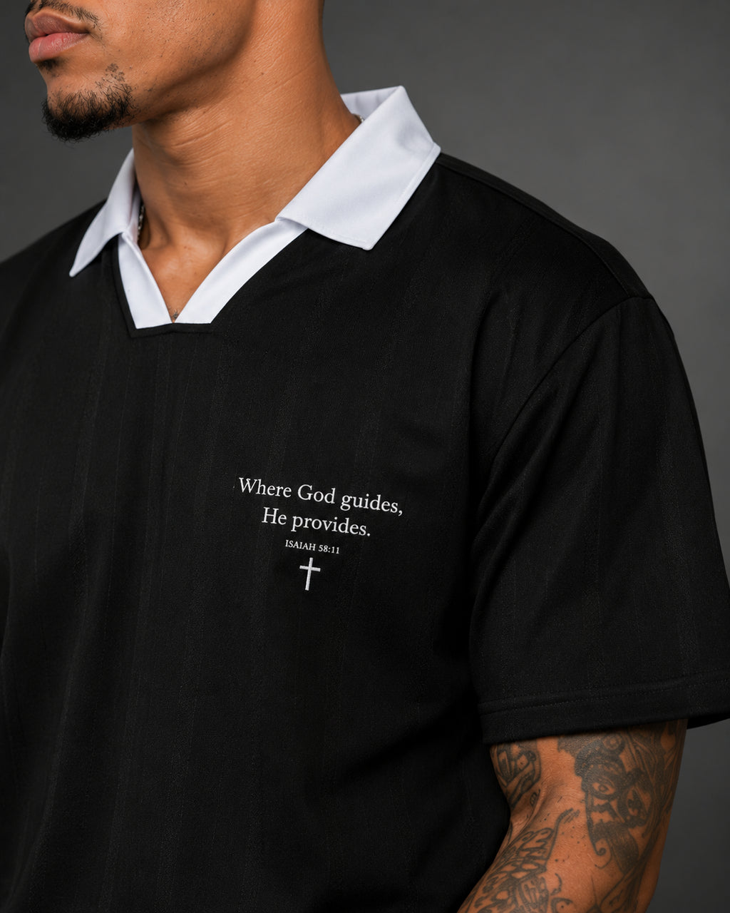 Unisex Polo Tee - Where God Guides