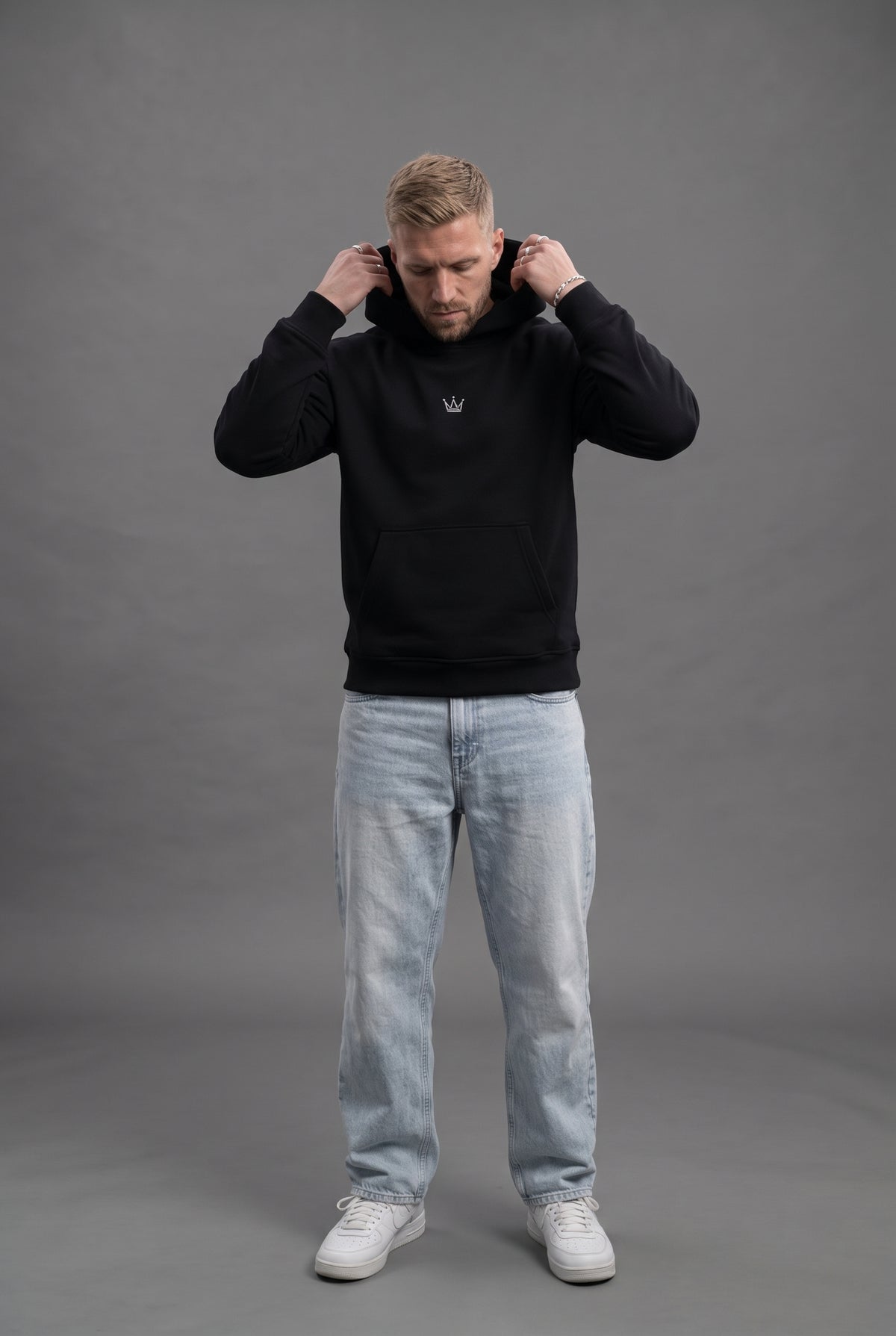 KING OF GLORY Oversized Fleece Hoodie